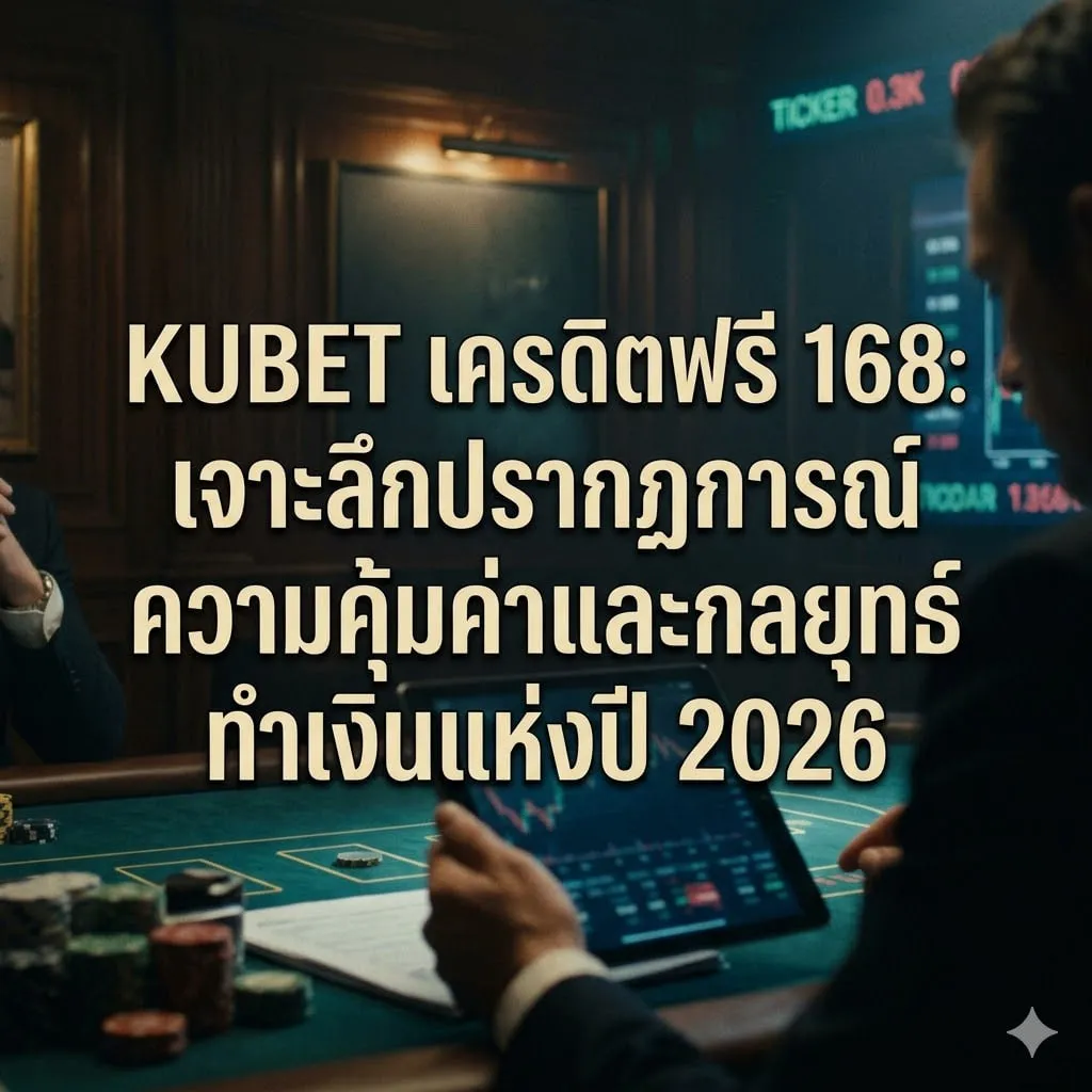 KUBET เครดิตฟรี 168: เจาะลึกปรากฏการณ์ความคุ้มค่าและกลยุทธ์ทำเงินแห่งปี 2026